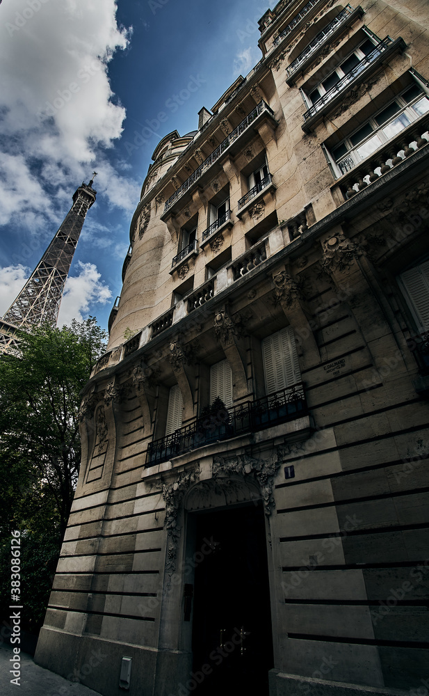 View on Eiffel Tower, Paris, France