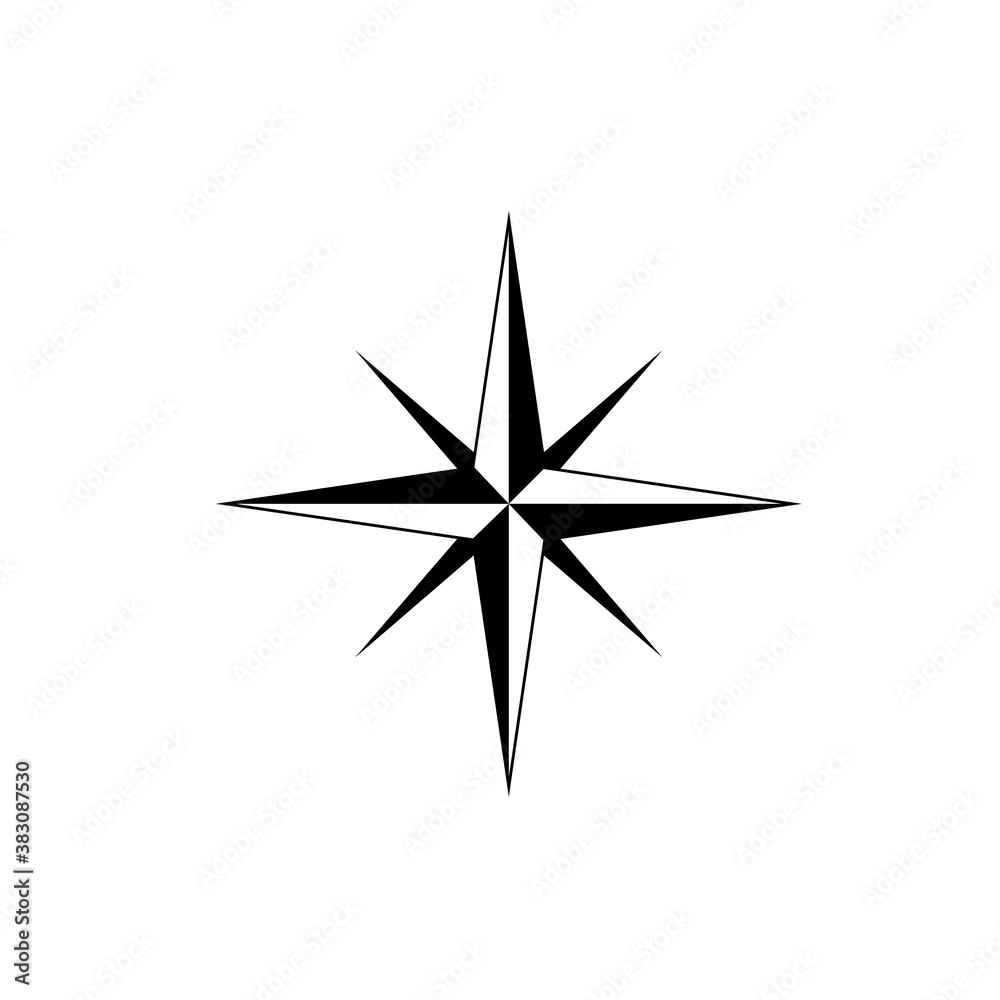 Compass Logo Template icon illustration design Compass Logo Template icon illustration design