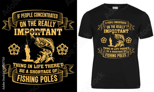 Awesome Fishing t shirt design