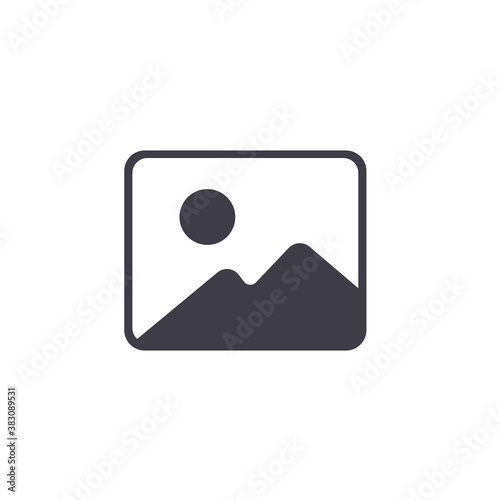 Pictures vector icon, image vector icon