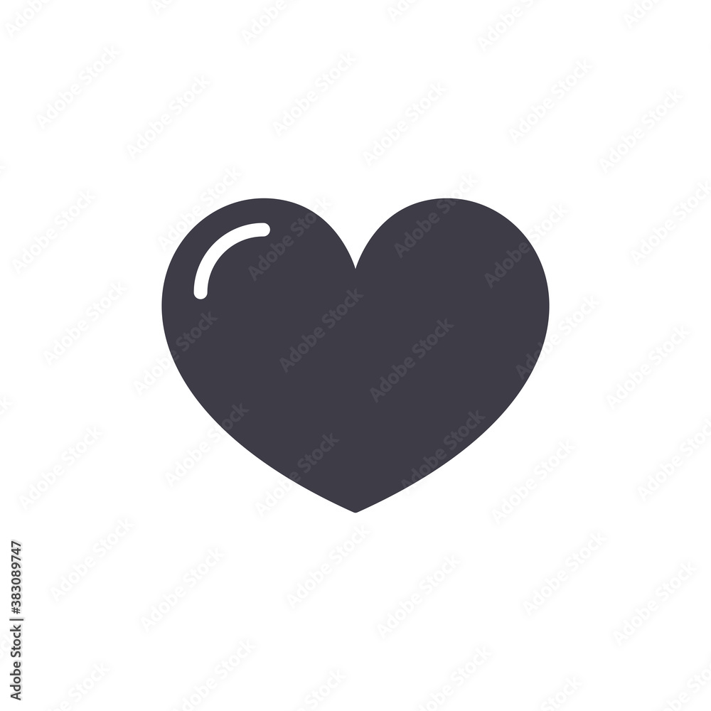 Heart icons, concept of love icon