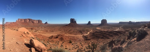 Panorama of Monument Valley