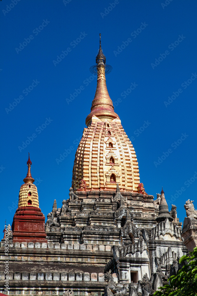 Ananda Buddhist Temple built by King Kyansittha in 1105. Bagan, Myanmar, Burma
