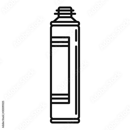 Window polyurethane foam icon. Outline window polyurethane foam vector icon for web design isolated on white background