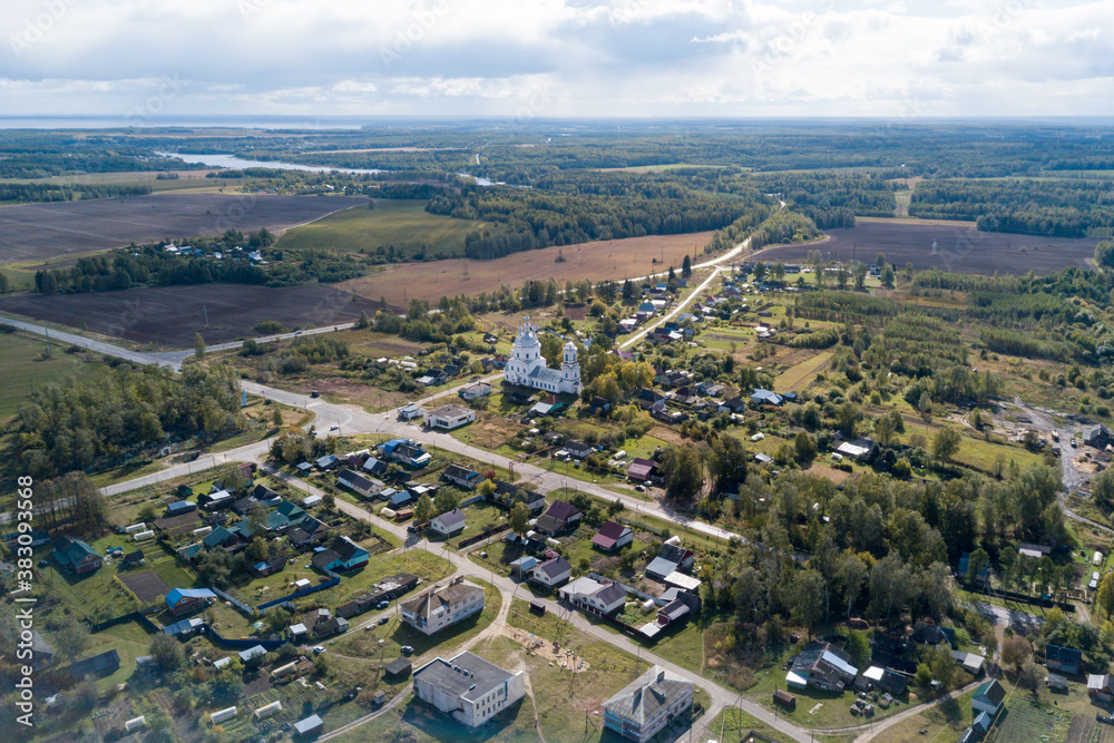 Church of the Transfiguration in the village Sisckoe Nizhny Novgorod region