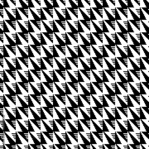 Tessellation art big collection. Black and white geometric pattern set.