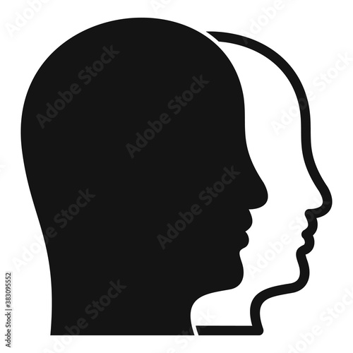 Stop racism discrimination icon. Simple illustration of stop racism discrimination vector icon for web design isolated on white background