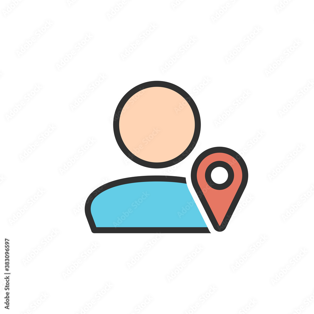 User Location Icon. Pin, navigation, gps icon User Location Icon. Pin, navigation, gps icon