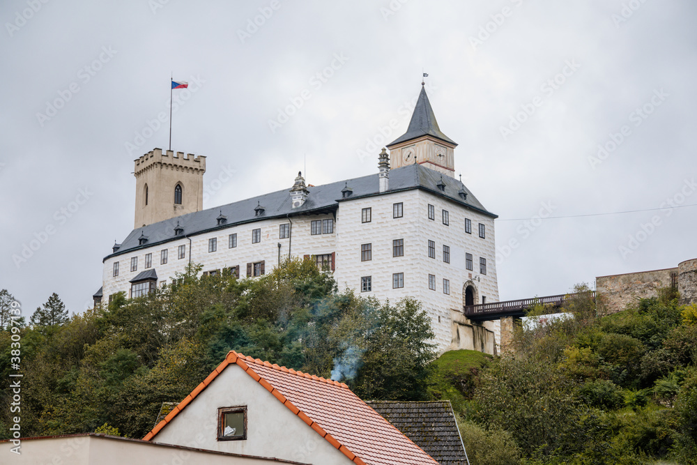 Fototapeta premium Medieval castle Rozmberk nad Vltavou, South Bohemia, Czech Republic
