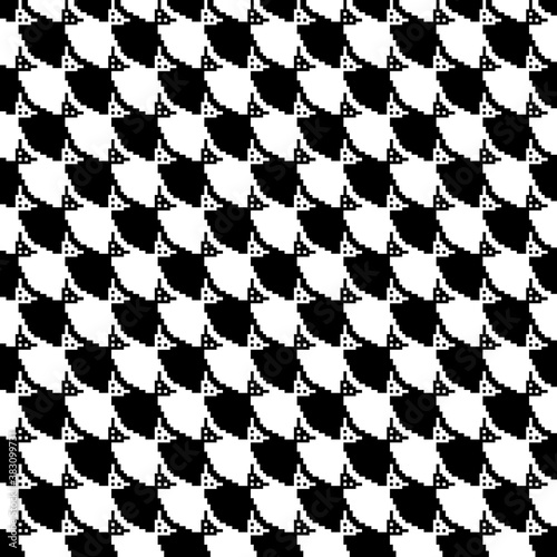 Tessellation art big collection. Black and white icon pattern set.