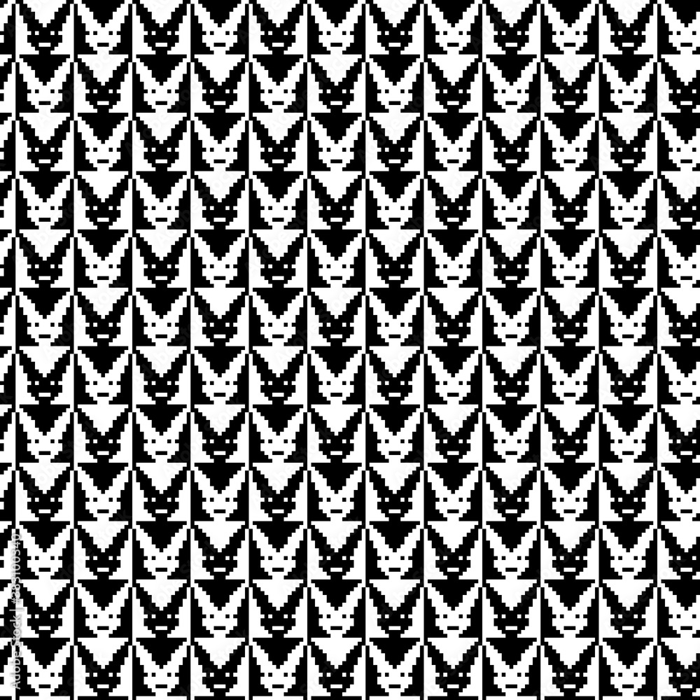 Tessellation art big collection. Black and white icon pattern set. Tessellation art big collection. Black and white icon pattern set.