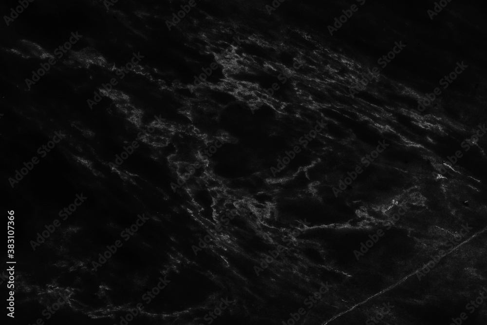 pattern of black and white marble texture for interior or product design. Abstract dark background.