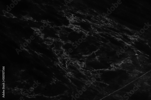 pattern of black and white marble texture for interior or product design. Abstract dark background.