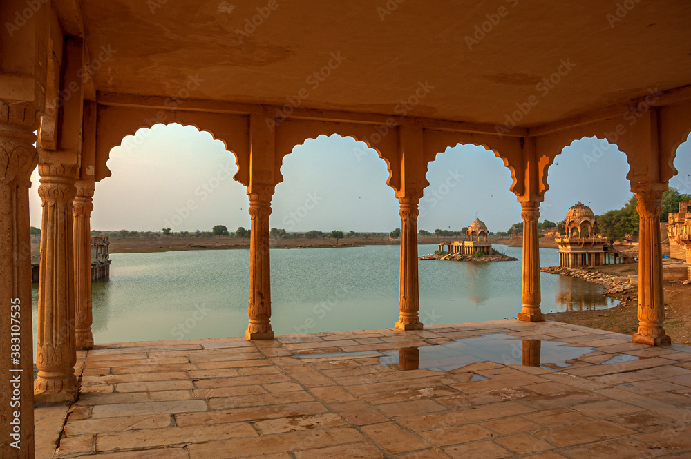 Gadsisar lake, Jaisalmer, Rajasthan, India