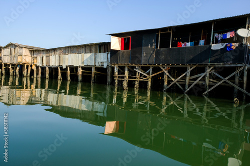 houses in the river photo