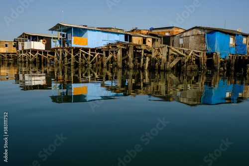 houses in the river photo