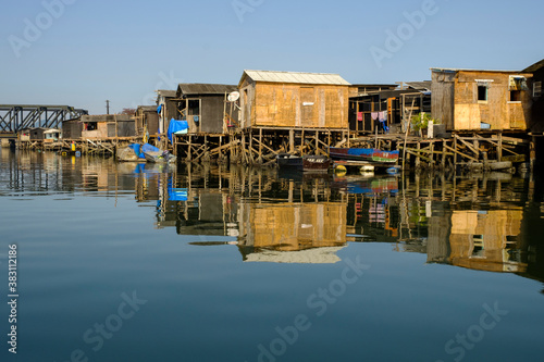 houses on the river photo