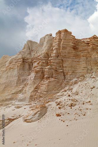 bizarre Sandstrukturen, Tagebau