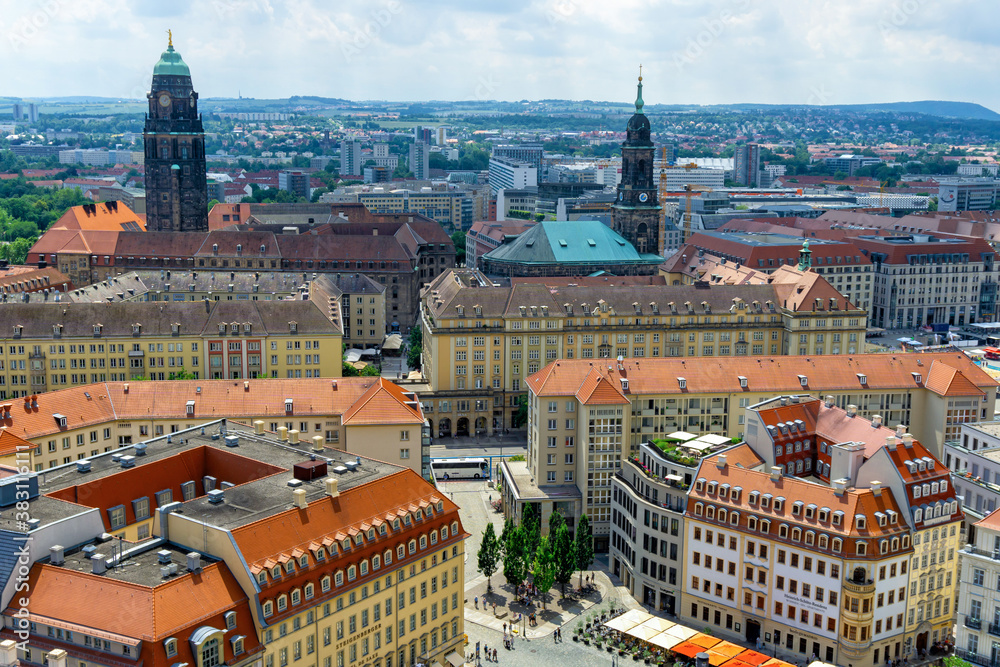 Obraz premium Dresden city center