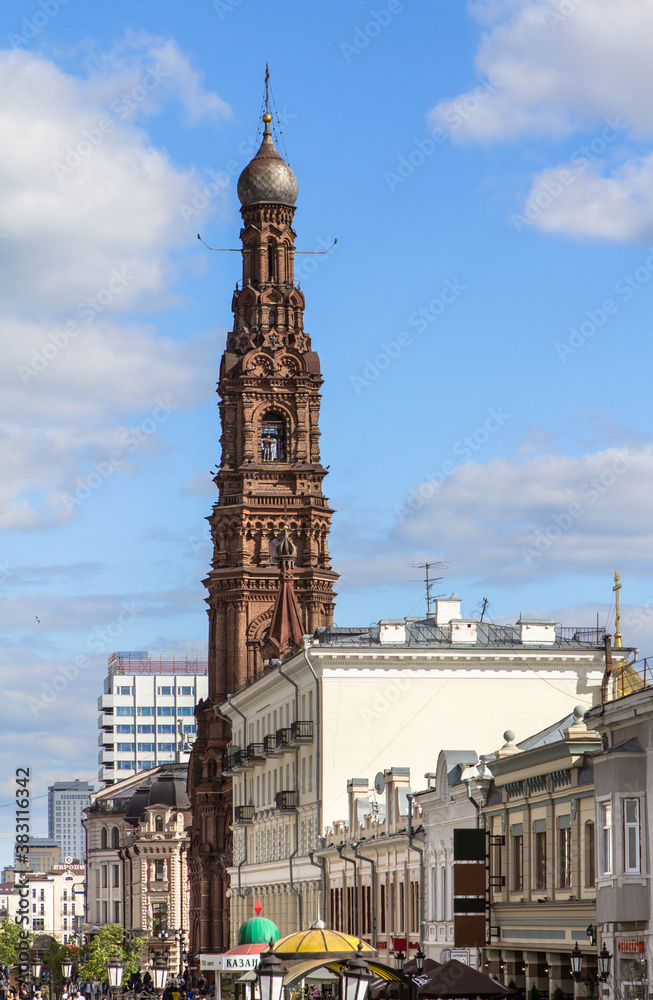 Naklejka premium Bell tower of Epiphany Cathedral in Kazan