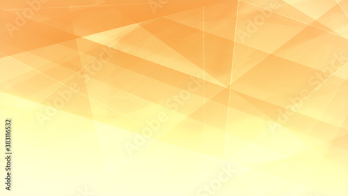 Abstract golden brown gradient polygon triangle pattern background and Textures. 3d render illustration.