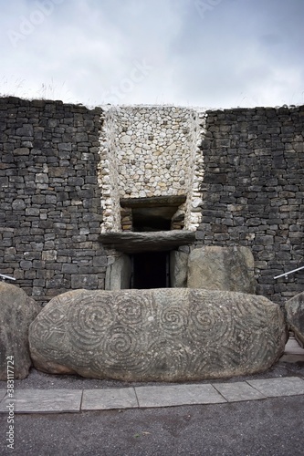 Exterior Rock Art Stones Newgrange Monument