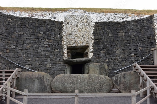 Exterior Rock Art Stones Newgrange Monument