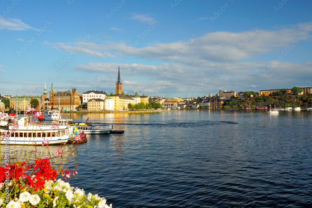 Fototapeta premium Panoramic view of Stockholm