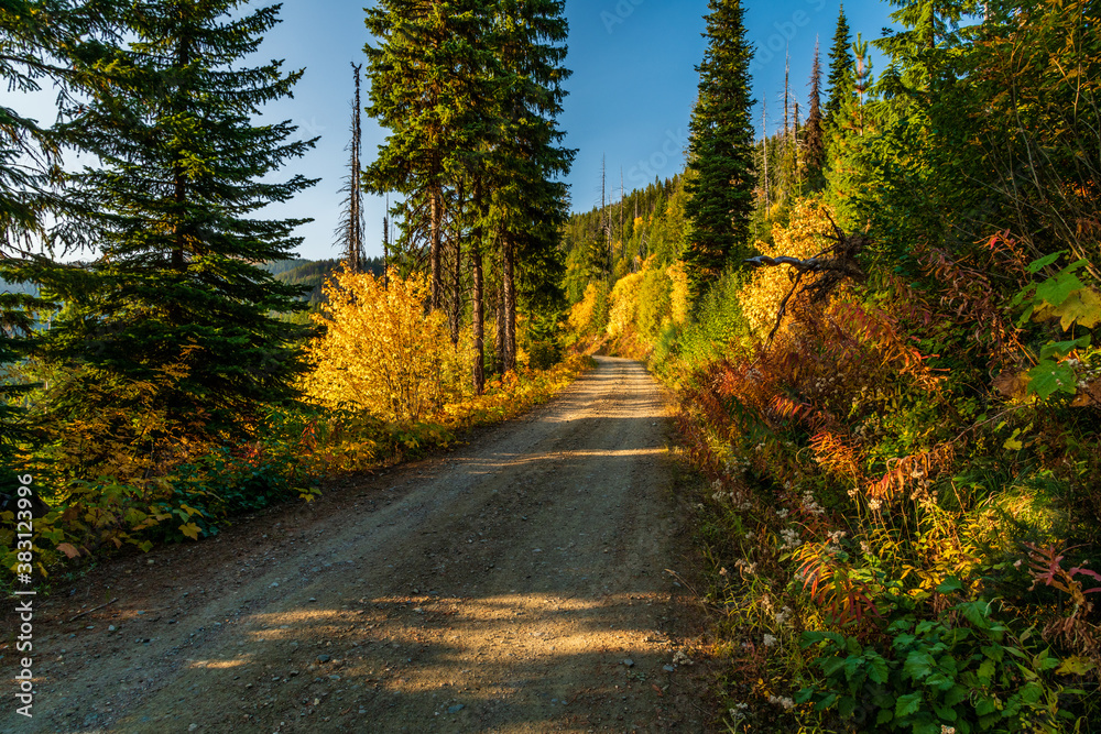 Fototapeta premium Pass Creek Pass, Metaline Falls, Washington, State.