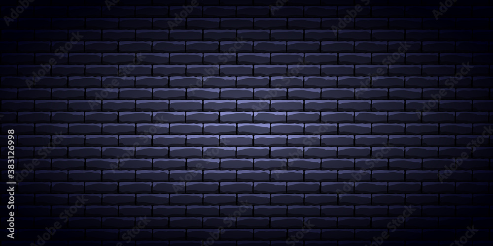 Brick wall background. Vector illustration.