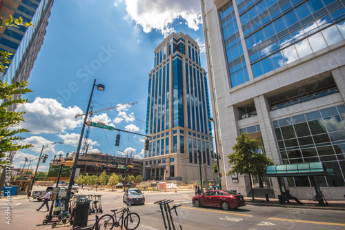 Cityscape of Uptown Charlotte, North Carolina. photo