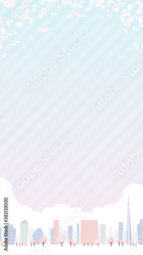 Townscape Spring_skyline 16-9 vertical