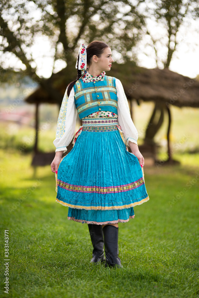 Slovak folklore. Beautiful slovak girl. Slovak folklore. Beautiful slovak girl.