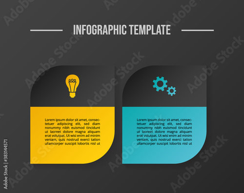 Business infographic template. Timeline. Vector