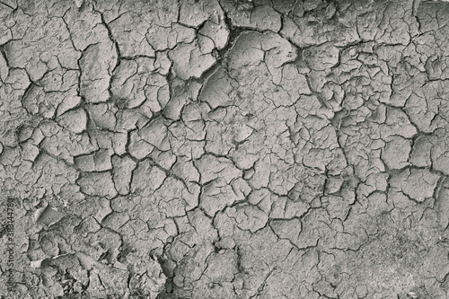 Background Dry Cracked Soil Dirt Or Earth During Drought. Dry Cracked Earth Depicting Severe Drought Conditions