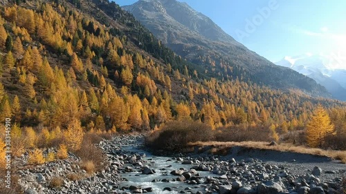 autumn landscape in the mountains