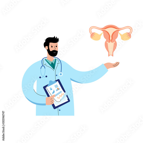 Gynecology clinic concept