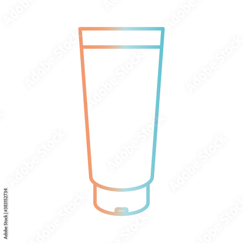 suncream gradient style icon vector design