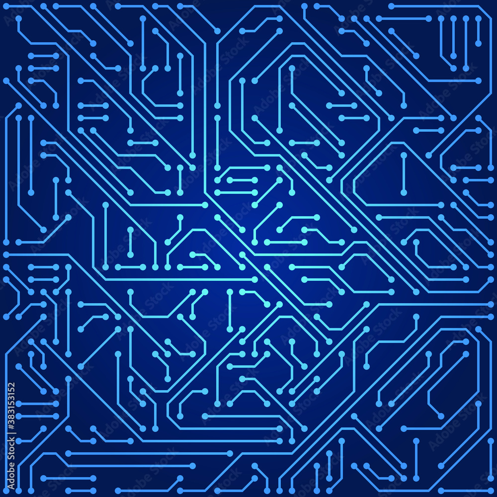 High tech circuit board vector background High tech circuit board vector background