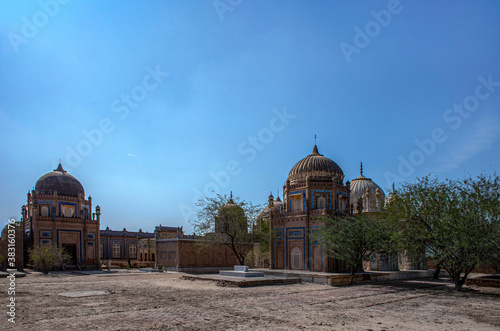 royal graveyard of abbasi family in rohi desert of cholistan ,bahawalpur, punjab , pakistan  photo