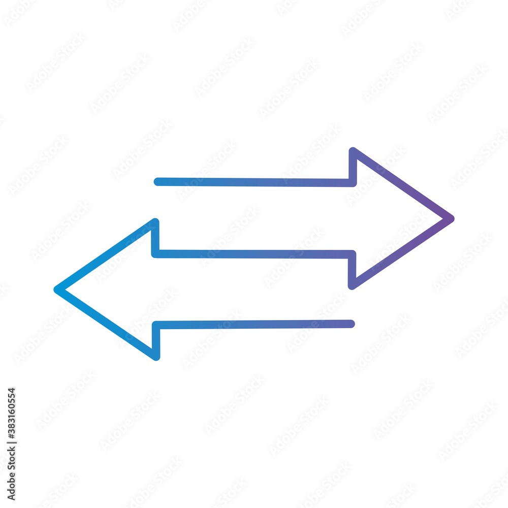 bars chart in website gradient style icon vector design bars chart in website gradient style icon vector design