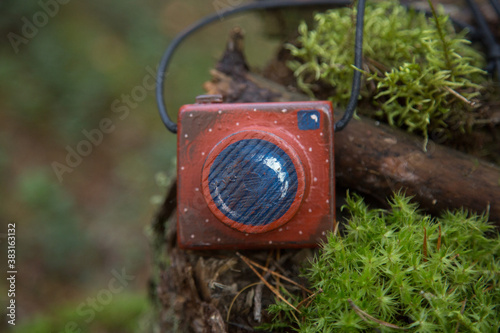 Wallpaper Mural wooden amulet of the camera Torontodigital.ca