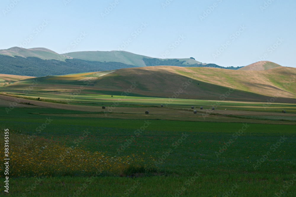 Landscape of Italy: Castelluccio di Norcia