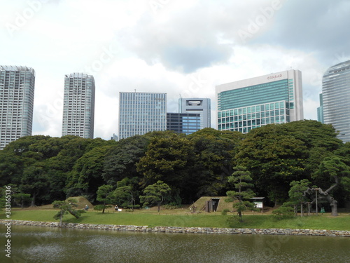 秋の日本庭園（東京）
