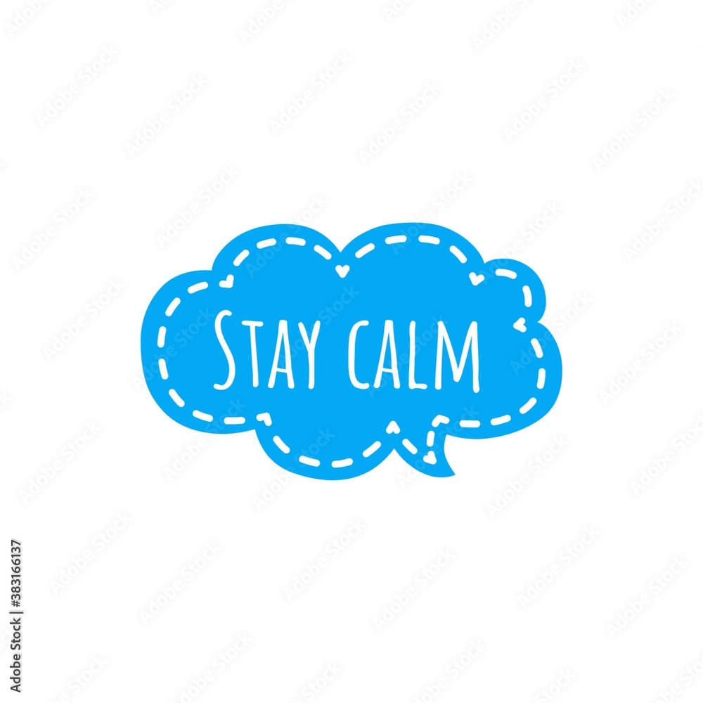 Illustration about stay positive, stay calm, mental health care during New Normal, COVID-19 New Normal Illustration about stay positive, stay calm, mental health care during New Normal, COVID-19 New Normal