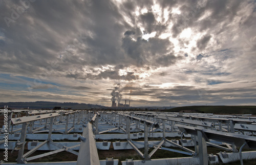 steel storage for transmission towers at latrobe Valley Power Plant photo