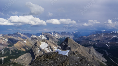 Looking south from Nigel Peak