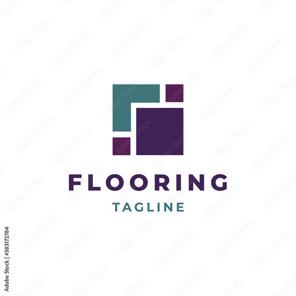Flooring logo design vector template Stock Vector | Adobe Stock