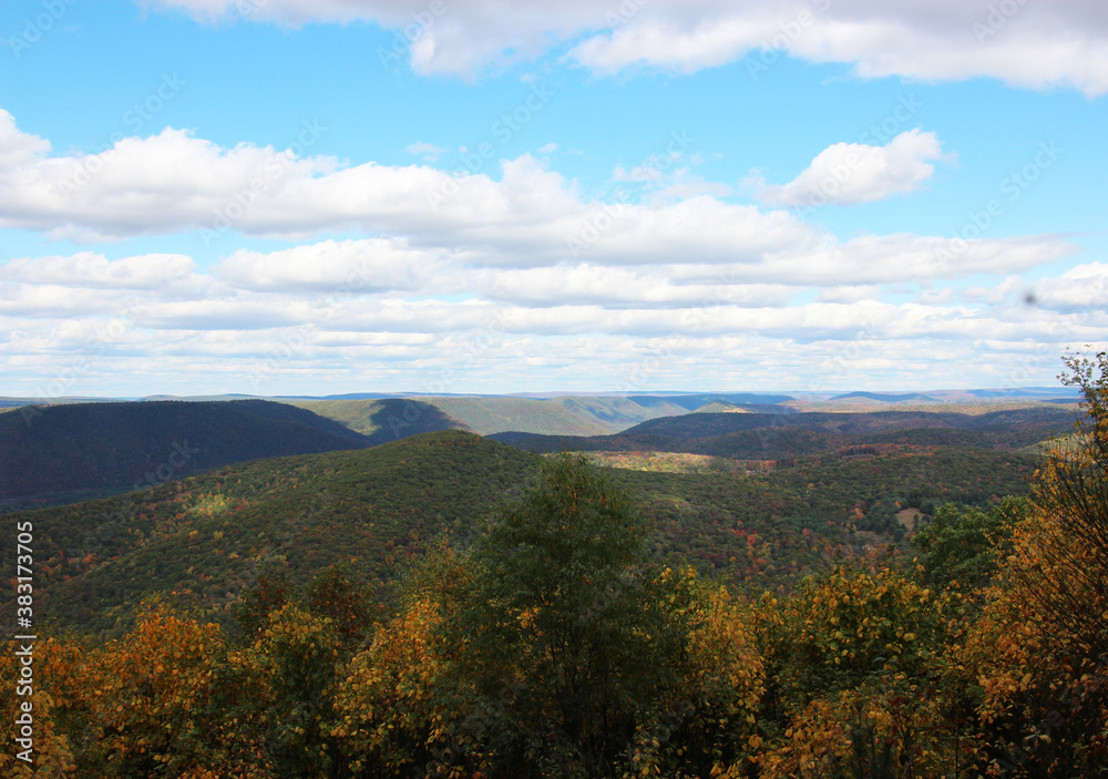 Pennsylvania valley in autumn