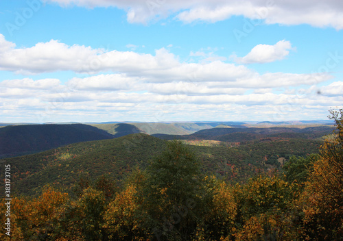 Pennsylvania valley in autumn